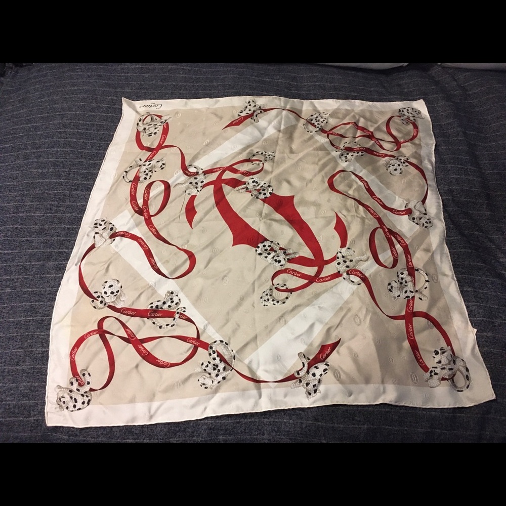 Authentic Cartier vintage scarf